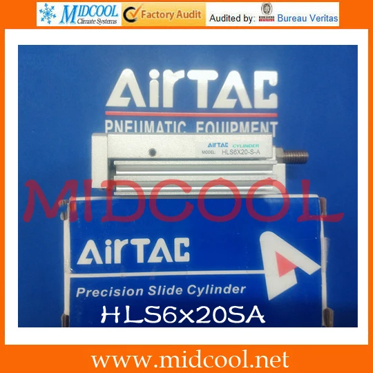 Оригинальный Airtac компактный скользящий цилиндр (роликовый подшипник) серии HLS