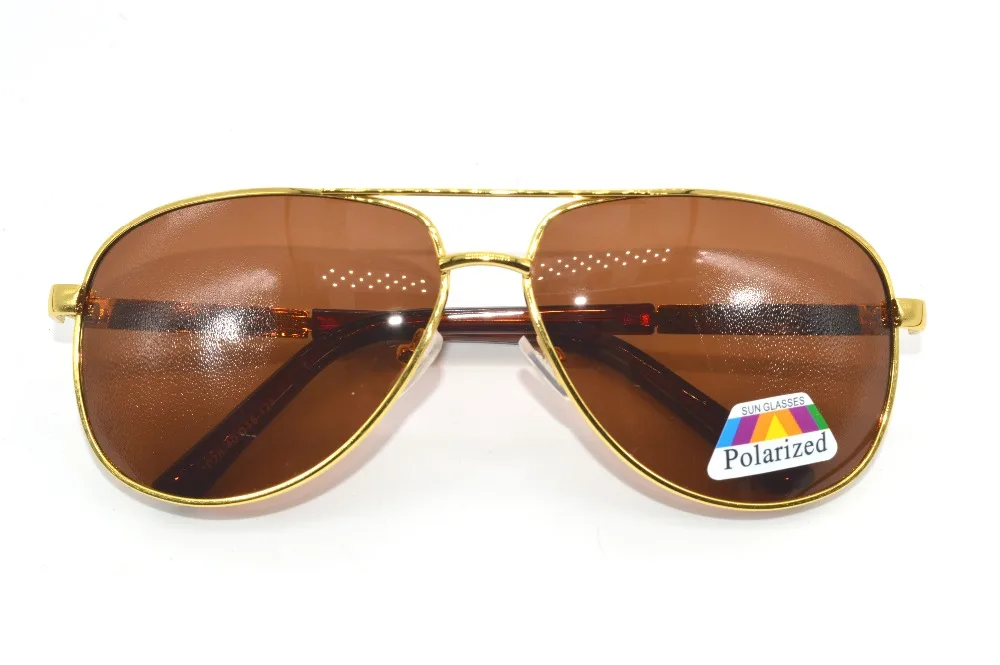 =clara Vida= Classic Sunglasses Double Bridge Fighter Pilot Mens Custom Made Myopic Minus Prescription Polarized-1 To-6