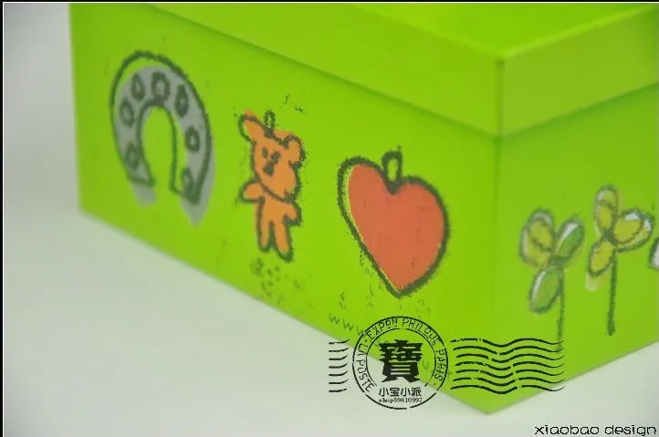Прямоугольная жестяная коробка с превосходным французским дизайном/3 художественные работы на выбор/художественная Коллекционная коробка