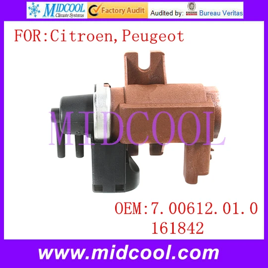 

New Turbo Pressure Converter Solenoid Valve use OE NO. 7.00612.01.0 , 161842 for Citroen C4 C5 Peugeot 307 407