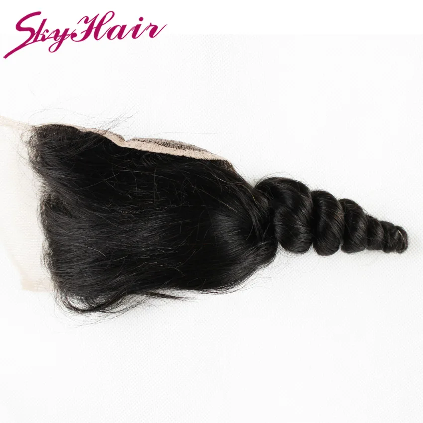 

peruvian loose wave closure natural black cheap loose wave lace closure baby liss peruvian closure free part 100% human hair