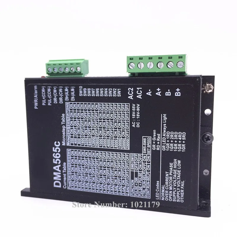 DMA565C 57 86 AC 18-48 V/DC 18-90 V Драйвер шагового двигателя Nema28 Nema34 AC DC шаговый двигатель