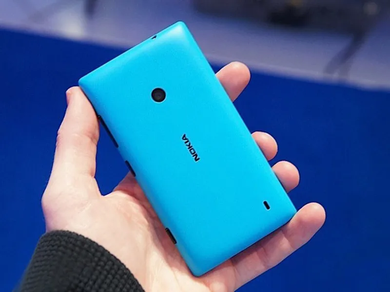 Отремонтированный мобильный телефон Nokia Lumia 520, 3G, двухъядерный, gps, Wi-Fi, 5MP, 4,0 дюймов, Windows Phone, 520, желтый и один год гарантии