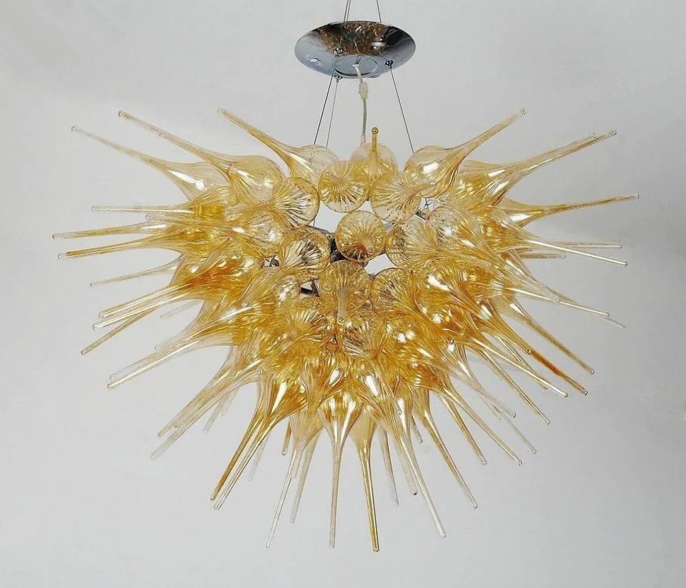 Home Decoration Contemporary Hand Blown Glass Low Ceiling Crystal Chandelierin Chandeliers from