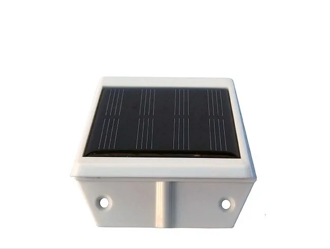 Painel de Energia Levou ao ar Caminho da Lâmpada Solar de 4 Novo Solar Livre Levou Cerca Gutter Jardim Parede Exterior Lobby Branco - Warm Luz 9 High Quality light h4