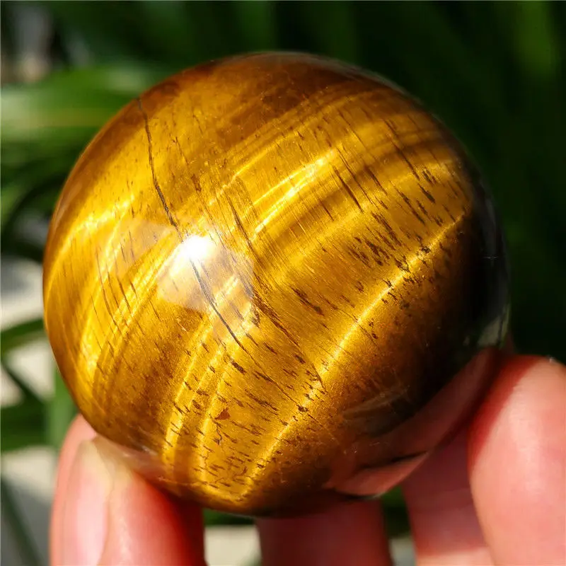 

139g 45mm Pretty Natural Tiger Eye Crystal Sphere Ball Healing China