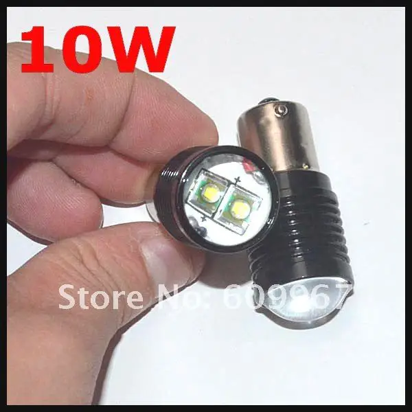 Мощный lihgt 1156 led BA15S 10 Вт/шт. Cree чип R5 светодиодный автомобильный поворотный/индикатор/обратный/тормозной светильник лампа