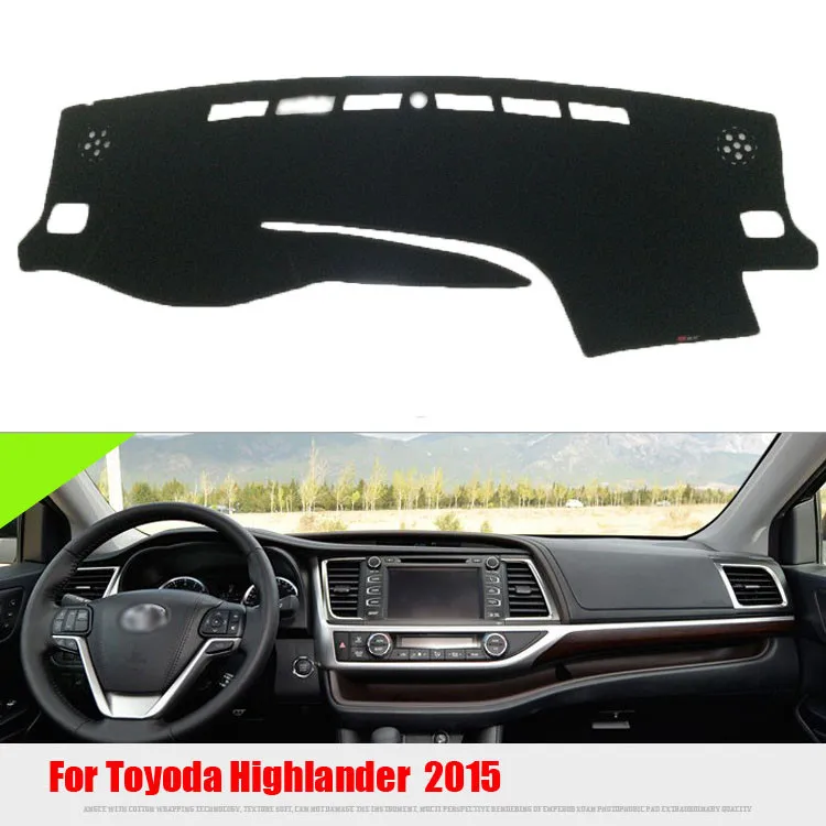 Интерьер приборной панели ковер Photophobism защитный коврик для Toyota Highlander