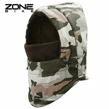 ZONEBIKE непромокаемая зимняя теплая шапка для езды на велосипеде, теплая флисовая хлопковая Ветрозащитная маска для лица, Балаклава для сноубординга, спортивный шарф