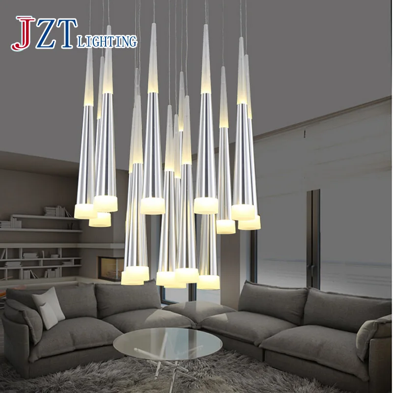 T современная Рыбная линия искусство креативные огни простой акриловый свет