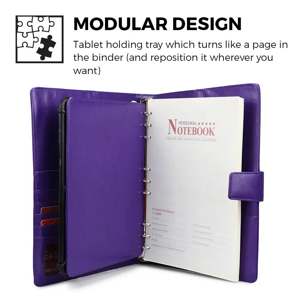 CPR164PUR101_Foldertab_Executive_Leather_Portfolio_Tablet_Case_with_Diary_Planner_for_9-10_1_Tablets_feature_02