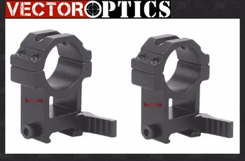 

Vector Optics 30mm Quick Release Scope High Picatinny QD Mount Ring 20mm Base Tactical See Through 1 Pair Sale Matte Black