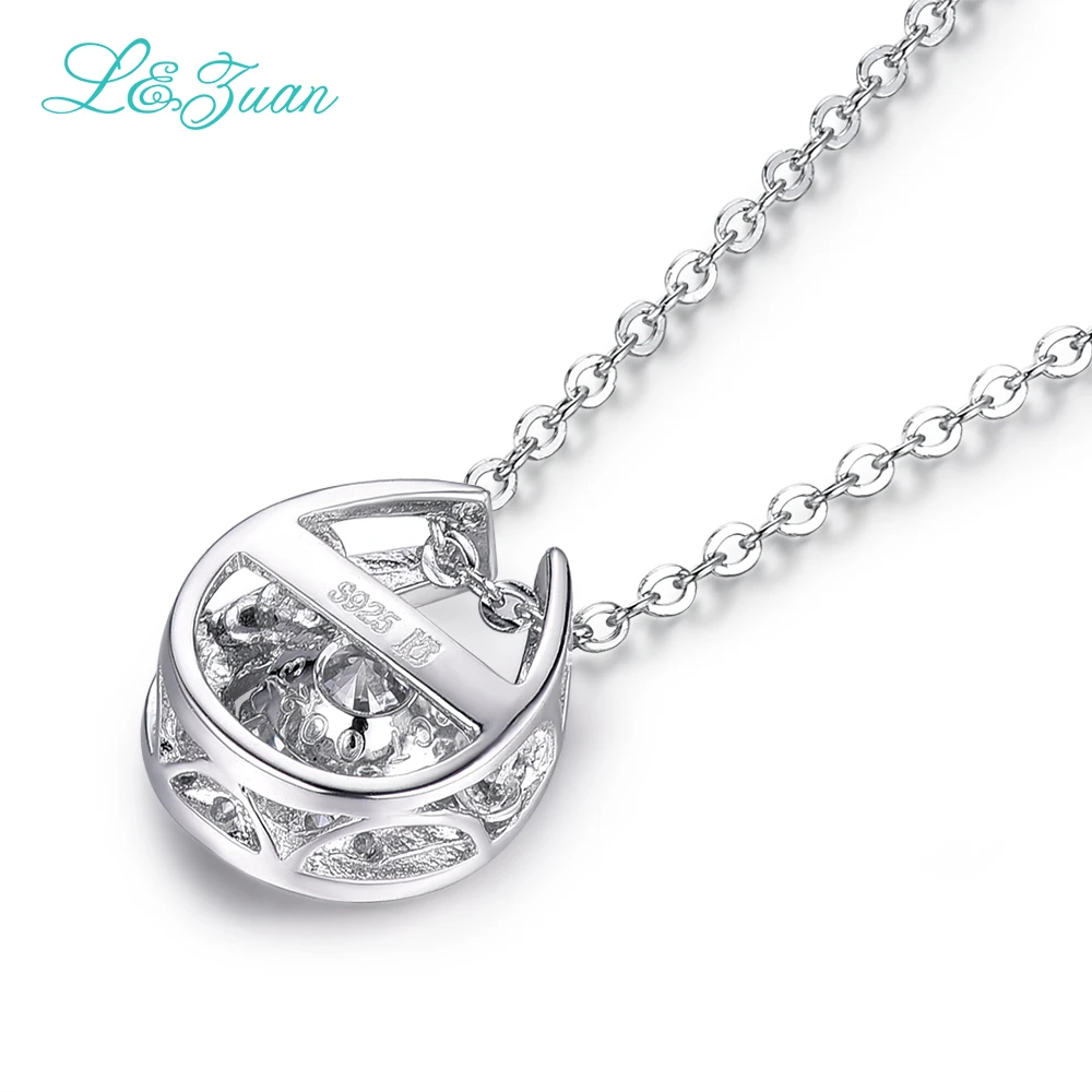 L & zuan 925 серебряное ожерелье из камня 0 9ct японский оригинальный смарт серий