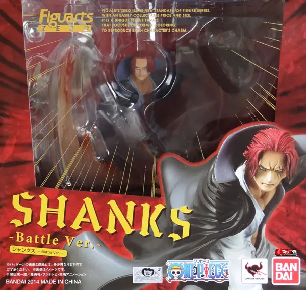 BANDAI Tamashii нация Figuarts ноль фигурка-Shanks-Битва вер.-из "ONE PIECE"