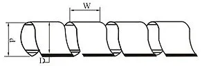 OD10mm около 8 м/roll SWB-10 спиральных полос упаковки, электропроводки, обмотка труб