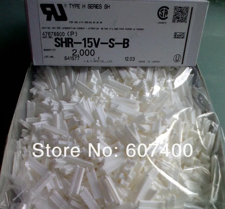 Shr-15v-s-b СОЕД корпуса SH 15pos 1 мм белый цвет Инструменты для наращивания волос терминалы корпуса новое и оригинальное части