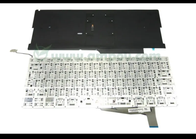 Po Тетрадь Клавиатура для ноутбука Apple MacBook Pro 1" Unibody A1286 2009 2010 2011 2012 черный португальский с с подсветкой Панель