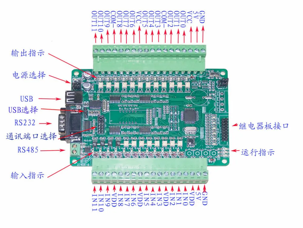 Интерфейсная плата/плата расширения CNC MACH 3 in& out-put порт плата расширения MACH3 MODBUS