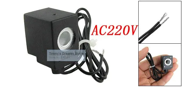 Бесплатная доставка 10 шт./лот AC220V мини провода электрические пневматический катушки для 4V110 электромагнитный клапан соленоида