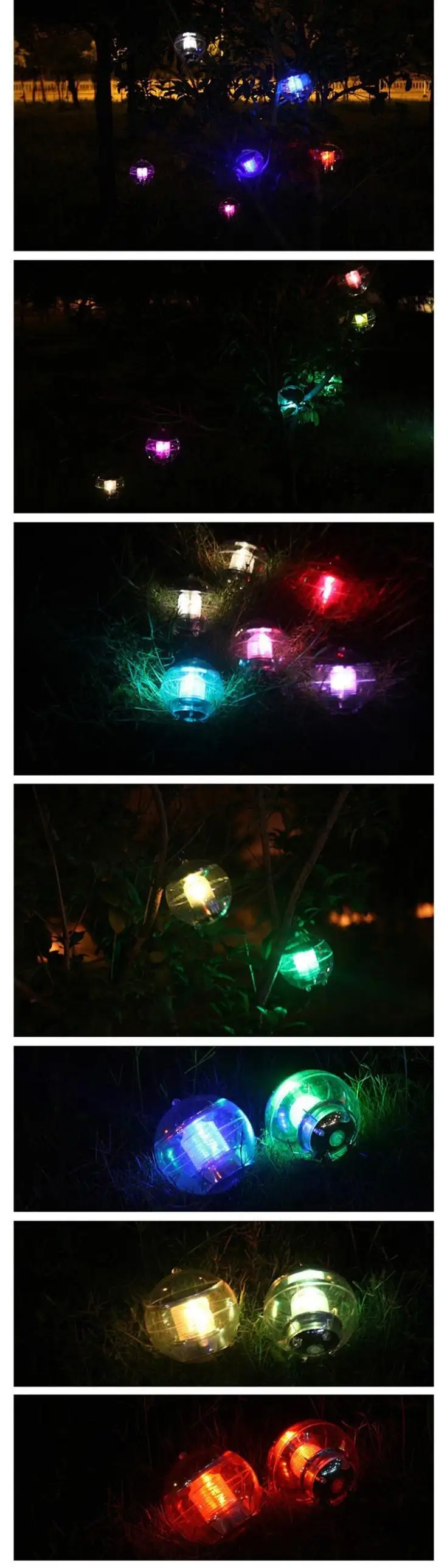 Associação de Água Solar do Diodo Emissor de Luz da Lâmpada ao ar Luzes do Jardim da Lâmpada Novo Energia Solar Flutuante Lampada Livre Luminaria Grátis 4 Pcs 13 de luz da lâmpada ao ar livre