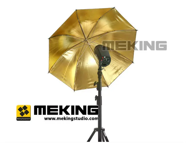 Meking 2 шт. Selens 84 см/3" Золотой Черный зонтичное освещение Зонты софтбокс 2в1 комплект для фотографического фото