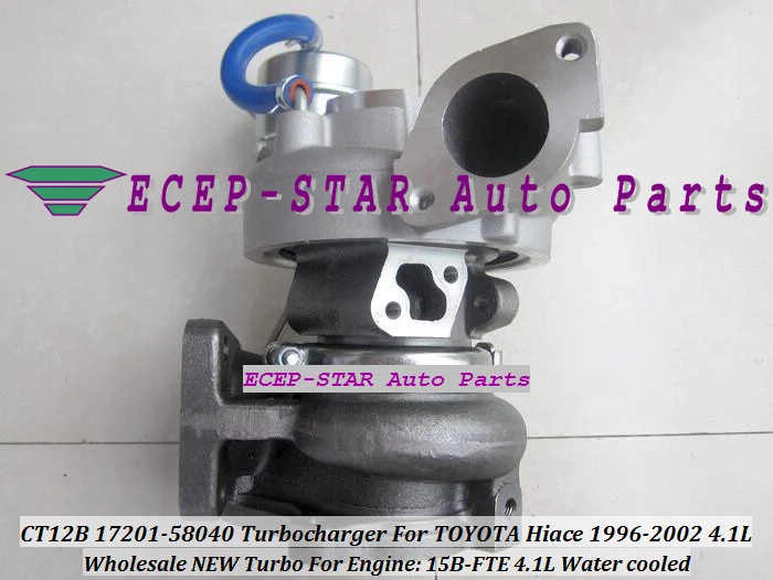 Турбо картридж CHRA Core CT12B 17201-58040 17201 58040 турбина для TOYOTA Hiace мега-крейсер 15B-FT 15B 15 bfte 4.1L