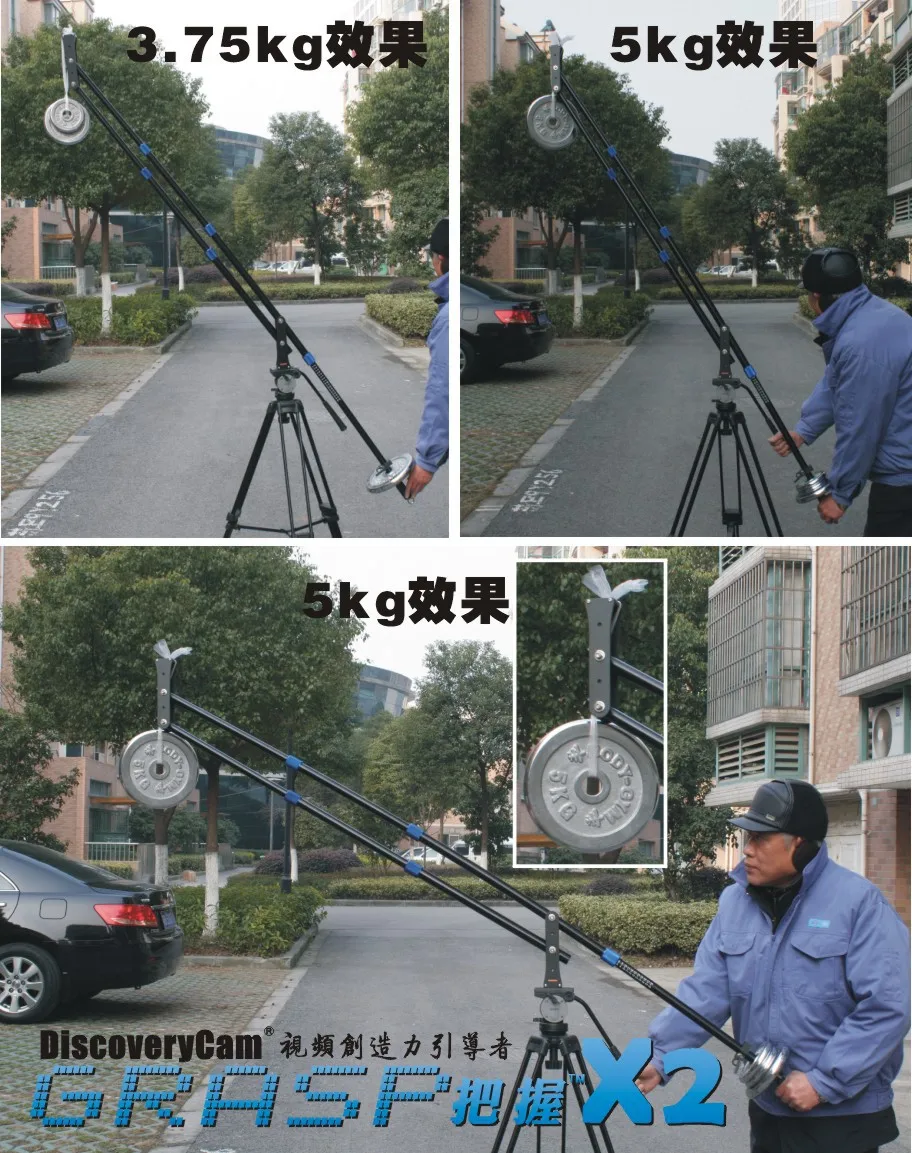 DSLR Мини Поворотный кран из углеродного волокна стрелы портативный для DSLR камеры 5D2/5D3/GH2/D800