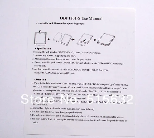 USB 3,0 SATA внешний Caddy Корпус чехол для ноутбука CD/DVD writer burner drive