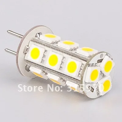 5 шт./лот 18 светодиодный G6.35 Светодиодный лампа 12VDC& 12VAC 3W SMD 5050 для лодки корабли автомобилей Camper MR11 MR16 Замена