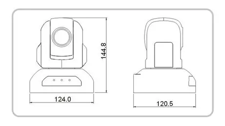DANNOVO Sam sung Module PTZ Video Conference Camera 520TVL PTZ High Speed Dome Camera 10x10 Zoom PTZ Security CCTV Camera System