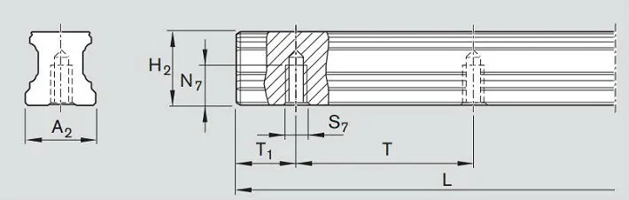 R160720331+ 800 мм Rexroth шариковая направляющая системы
