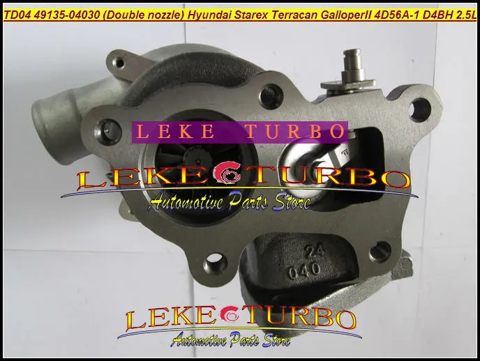 TF035 TD04 49135-04030 28200-4A210 turbo turbocharger For Hyundai Starex Libero Terracan Galloper II 4D56A-1 D4BH 2.5L (6)