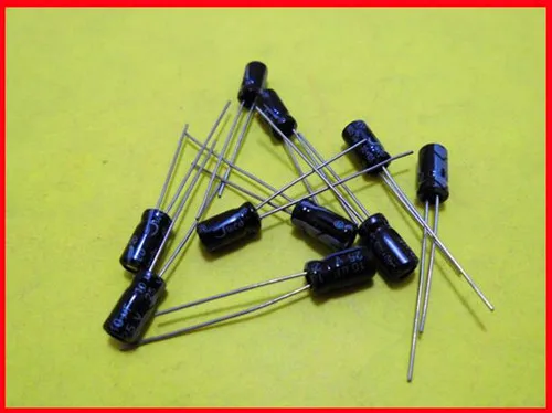 Электронный 40pcs10UF электролитический конденсатор, алюминиевая крышка, 25В