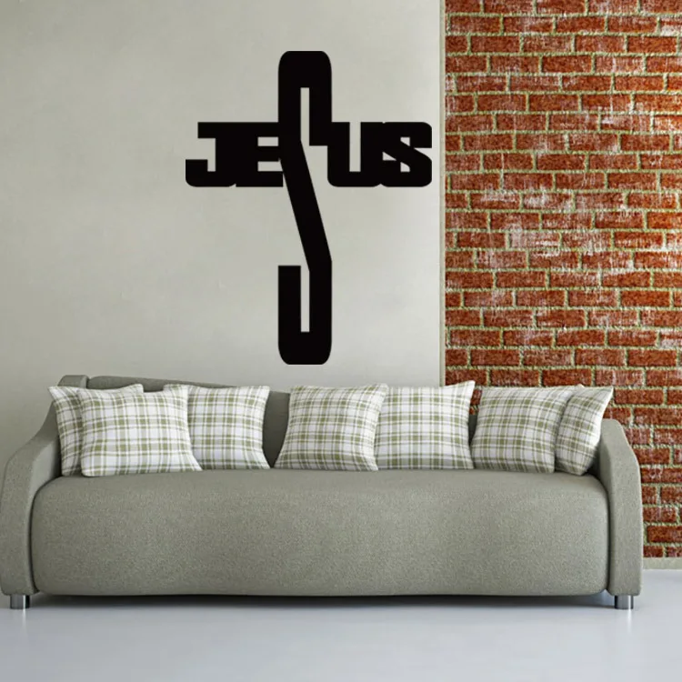 Buy Jesus Creative Cross Wall Decals Christ Psalm Wall