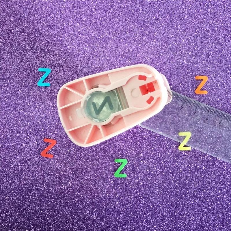 Алфавит Z shaped save power paper/eva ремесло записная книжка с отрывными листами ручной работы Перфоратор DIY z буквы Дырокол перфоратор