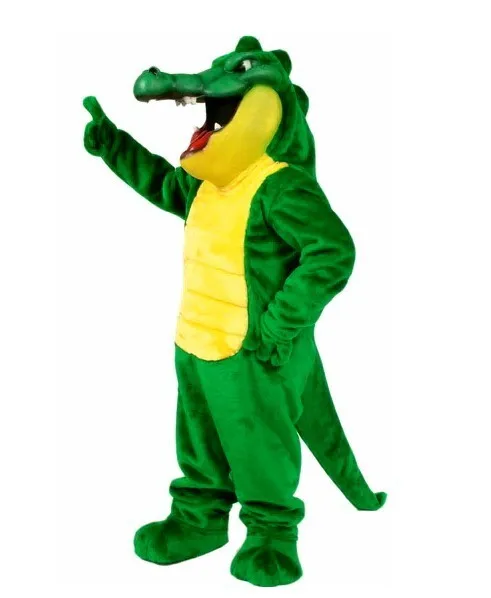 Высокое качество пользовательских Crunch gator Маскоты костюм Аллигатор Крокодил Маскоты te Маскоты карнавальный Cosply Костюмы sw486