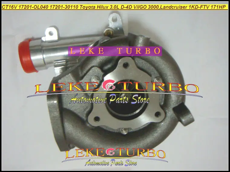 CT16V 17201-OL040 17201-0L040 17201-30110 Turbo для TOYOTA Landcruiser Land cruiser HI-LUX Hilux ViGO3000 1KD-FTV 1KDFTV 3.0L D