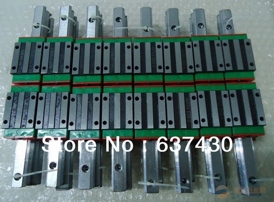 2 шт. Hiwin HGR20-1500 мм линейная направляющая+ 4 шт. HGH20CA узкая каретка блок подшипник cnc части
