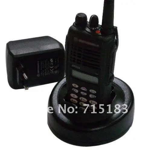 GP338 VHF/UHFProfessional двухстороннее радио с клавиатурой и ЖК-дисплеем