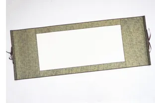 Прокрутка с рамкой для китайской каллиграфии пустая прокрутка подвесная