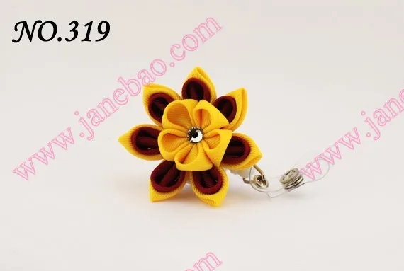 Новые 280 шт. " два слоя Kanzashi цветок заколки моды девушка Bow заколки
