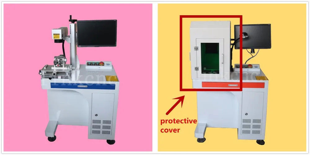 Фабрика питания нержавеющая сталь/железо/алюминий/медь/латунь/закрытым волоконно-лазерная маркировочная машина