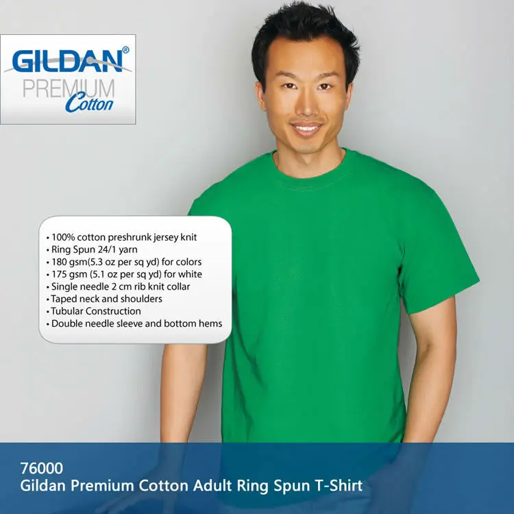 Gildan premium cotton gsm Clearance