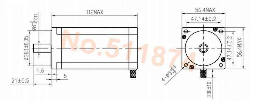 ЕС, Бесплатная доставка! CNC Wantai Nema 23 шаговый двигатель с одним валом 425oz-in + Драйвер 4.2A 50 V 125 микро мельница гравер пластик
