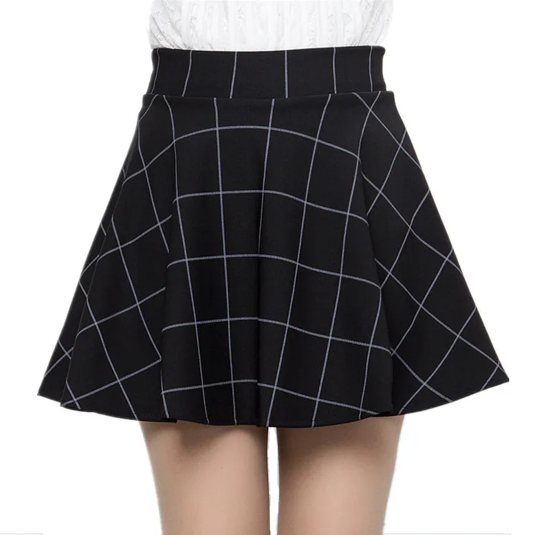 High quality fall and winter fashion plaid skirt safety pants casual