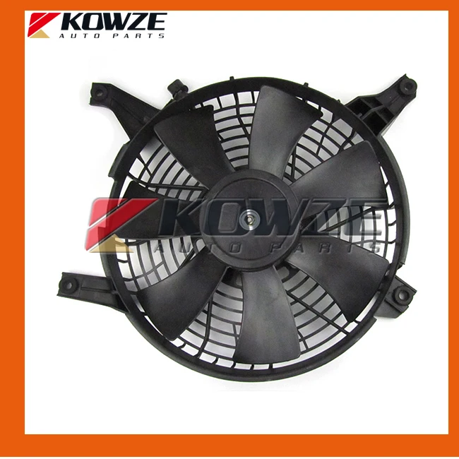 Air Conditioner Condenser Fan Motor And Shroud For Mitsubishi Pajero V73 V75 V77 V78 V93 V97 V98 MR500911 MR360801 (1)
