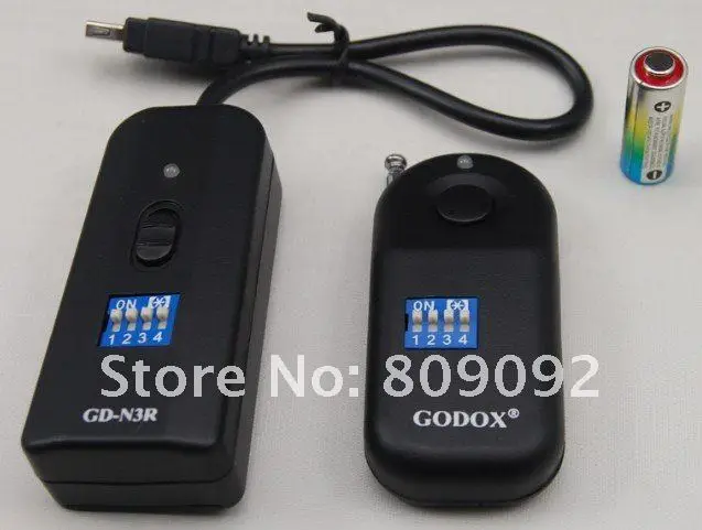 GODOX GD-N3R 16-канальный видеорегистратор возможностью погружения на глубину до 30 м Беспроводной пульт дистанционного управления спуском фотографического затвора для Nikon D90