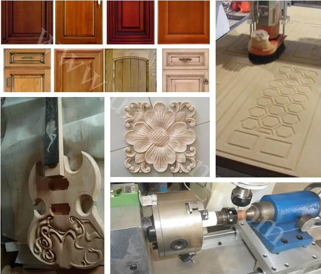 UNICHCNC t-слот Рабочий стол cnc маршрутизатор 4 4-й оси cnc