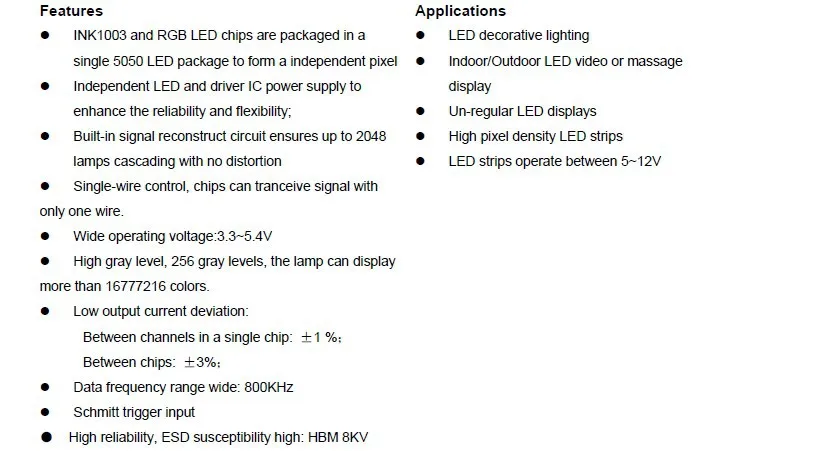 5 м DC5V INK1003 светодиодные полосы пикселей, IP68, 30 шт. 1002led (5050 RGB с INK1003 IC) /M с 30 пикселей; Белый печатной платы в силиконовой трубки