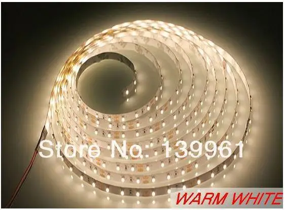 5 м/лот 3528 SMD 60 светодиодов/м не водонепроницаемая светодиодная лента